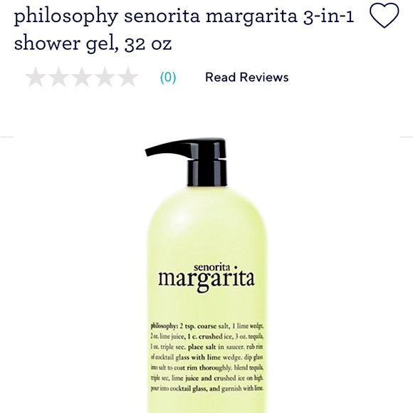 Philosophy Other - NEW Philosophy Seniorita Margarita 3-in-1 Body Wash 32 oz - Still Sealed!